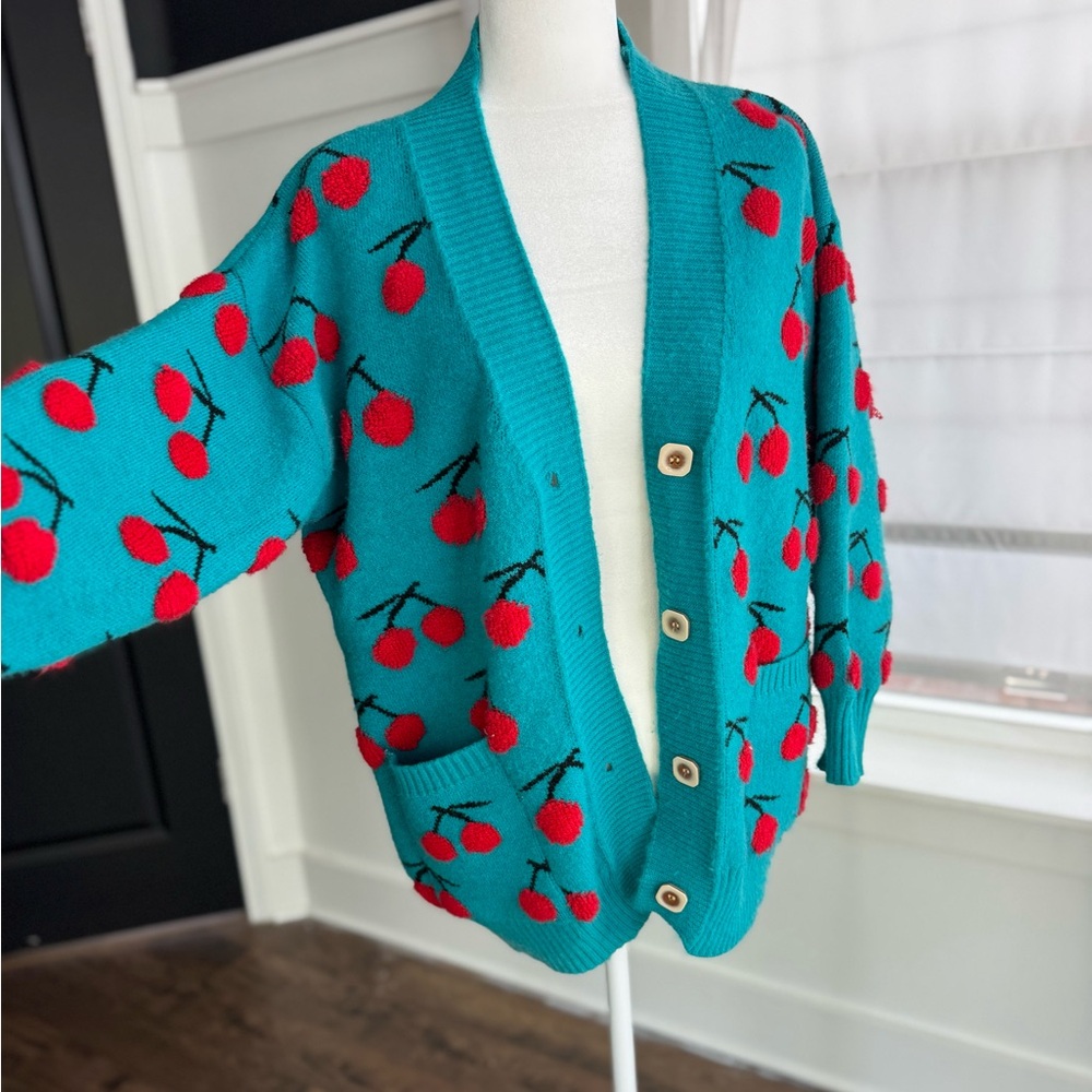 Adorable Cherry Cardigan